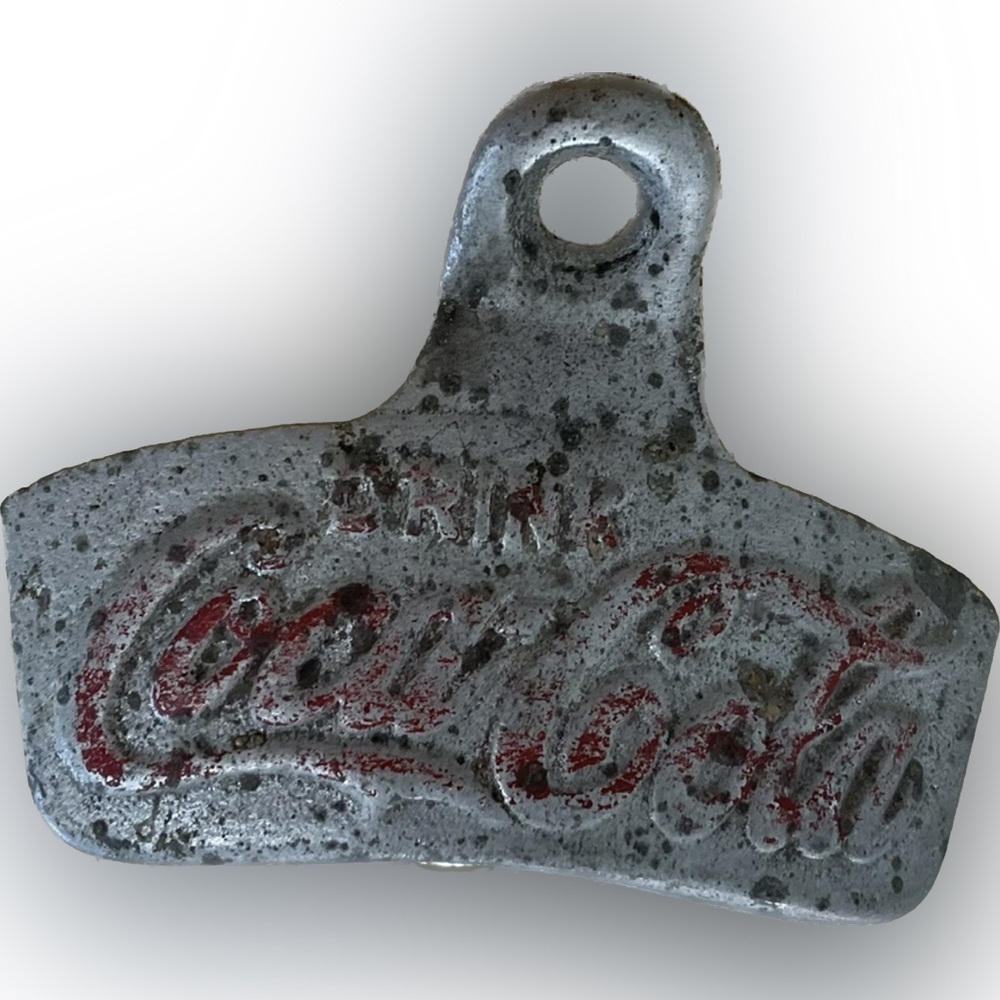 Vintage Coca-Cola metal wall mount bottle opener Starr X